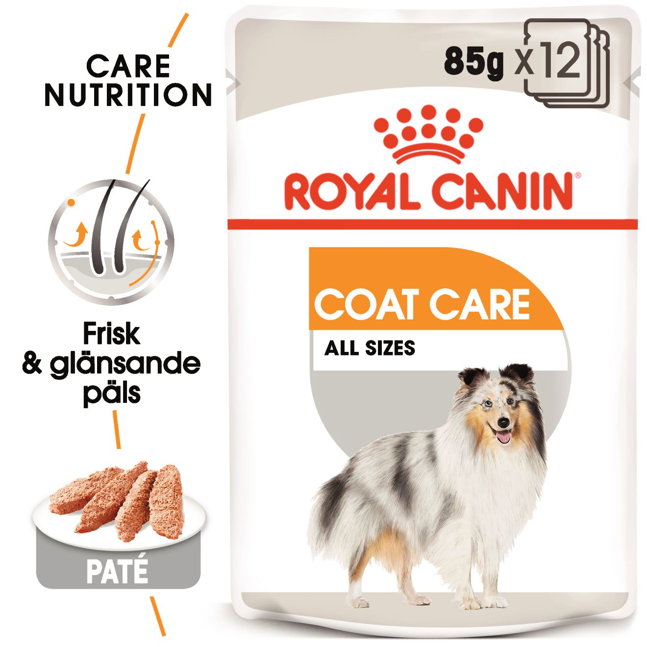 Royal Canin Coat Care Loaf Våtfôr Til Hund 12 x 85 g
