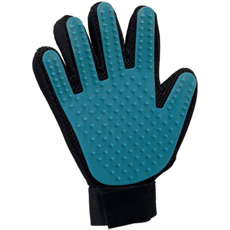 Trixie Pelspleiehanske - Pelspleiehanske blå 24 cm