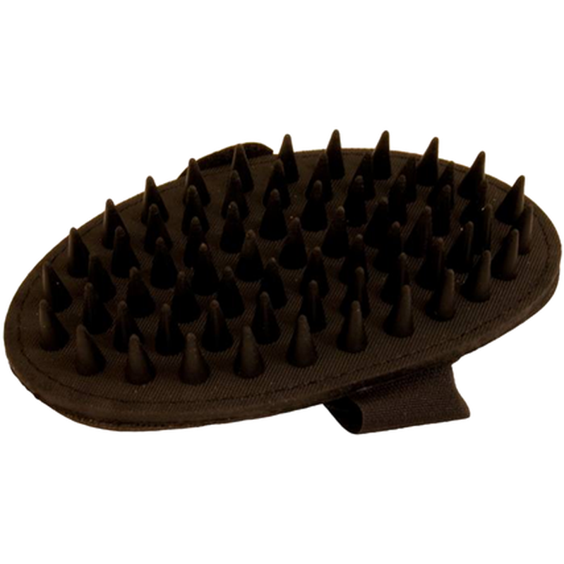 Gummibørste Svart 12cm