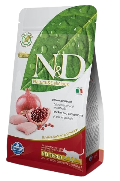 Cat N&D Grain Free Chicken & Pomegranate Neutered