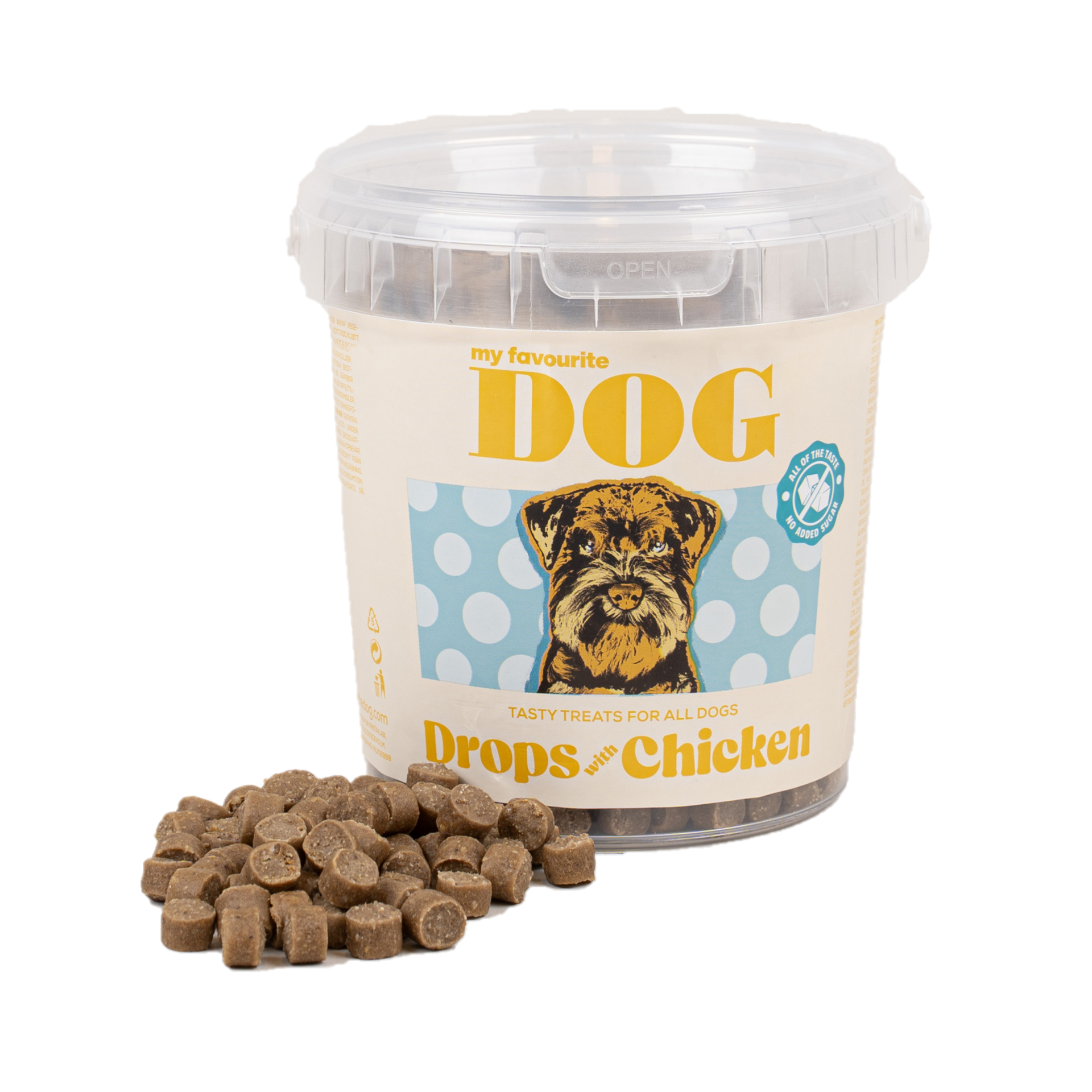 Drops med kylling 500 g