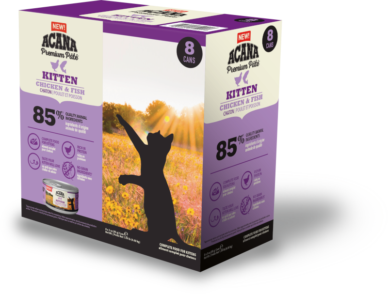 Acana Cat Premium paté Kitten Chicken/ Fish 85 g x 8-pk.