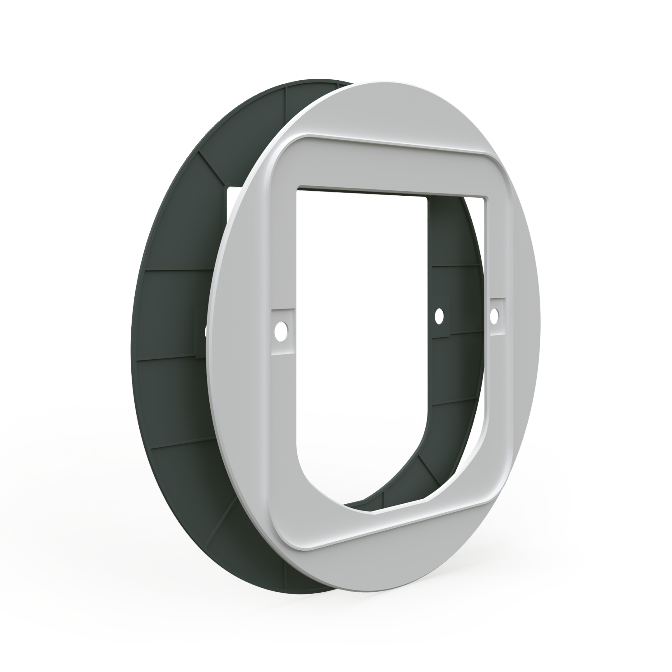 Adapter for montering av katteluke